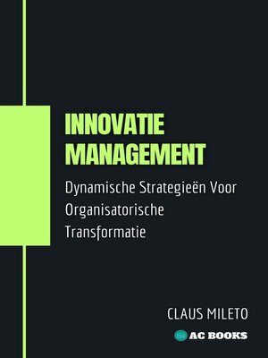 cover image of Innovatie Management
